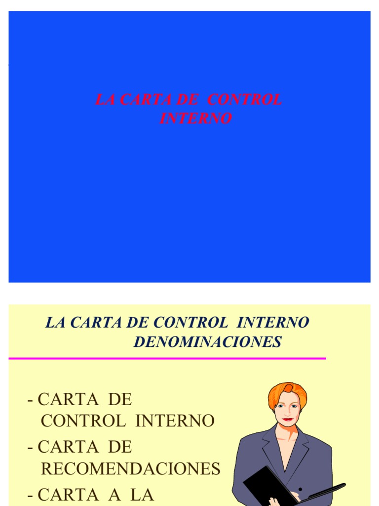 Carta Control Interno