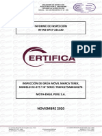 Certificaciones y Calibraciones PE370 0002 in INS 0757 221120.