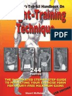 Weight Training Technique Part1