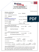 Abraham Norway CV