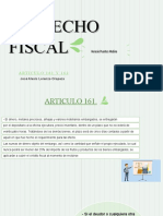 Derecho Fiscal: A RT I C U L O 1 6 1 Y 1 6 2