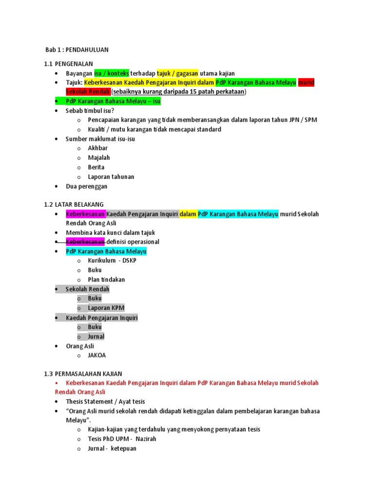 Kerangka Proposal | PDF