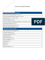 Calculo de Prestaciones - Panamá