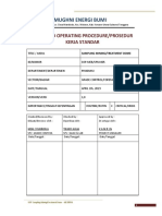 SOP-MEB SPM-005-Pengambilan Sample Mining & Treatment Dome