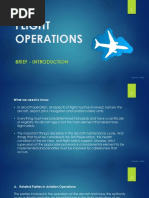 Flight Operations: Brief - Introduction