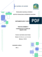 Práctica 4 - Linealización de Un Sistema de Segundo Orden - Lucas Hernández Karla Berenice