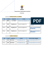 Distribución de Laboratorio de Química II PAC 2021