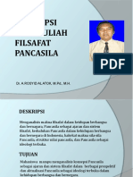 Deskripsi Matakuliah Filsafat Pancasila