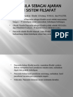 Pancasila Sebagai Sistem Dan Ajaran Filsafat