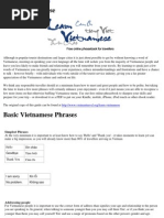 Download Learn Vietnamese - Free Phrase Book by varson117 SN57980555 doc pdf