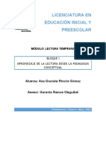 Aprendizaje de la lectura desde la pedagogía conceptual