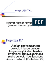 Epid Dental - Riwayat Alamiah Penyakit