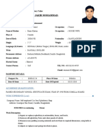 Curriculum Vitae of Jakir Mohammad: Accademic Qualification