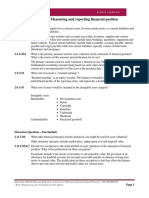 Chapter 2 - Measuring and Reporting Financial Position: Discussion Questions - Easy 2.3 LO3