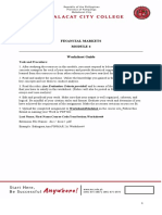 Due Date: Name of Student: Section: Financial Markets Worksheet Guide