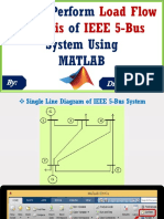 Load Flow Analysis of IEEE 5-Bus System in MATLAB