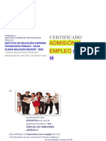 Sesion #10 Admision y Empleo