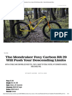 Mondraker Foxy Carbon RR 29 Enduro Bike - Best All-Mountain Bikes