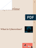 Cybercrime: Presentation by K. Rakshit (001) P. Hanu Rohan