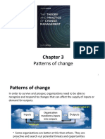 CHANGE MANAGEMENT Patterns of Change