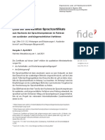 fideDE ListeAnerkannteSprachzertifikate PDF