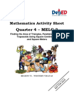 Quarter 4 - MELC 2: Mathematics Activity Sheet