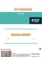 Product Knowledge Sales Juni 2022