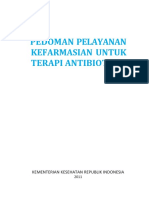 Pedoman Pelayanan Kefarmasian Untuk Terapi Antibiotik