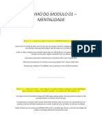 Resumo Do Modulo 01 Mentalidade