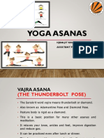 Yoga Asanas (Vajra Asana, Pavanamukta Asana)