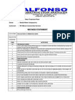 Calawis Method of Statement (Submersible Mixer)