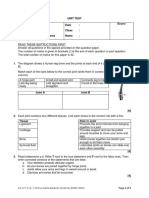 UNIT TEST 2 - Human Organism