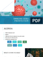 Immune Sera Production: Antibody Generation for Disease Treatment