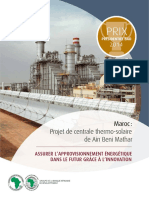 Prix Presidentiel BAD - Projet de Centrale Thermo-Solaire de Ain Beni Mathar - Maroc