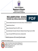 Checklist Reclassification T Iit III Spet Ispet III A5 Size