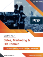 Sales, Marketing, HR Domain Elective