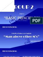 Group 2: "Basic Principles"