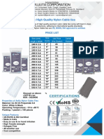 Anfix high quality nylon cable ties price list