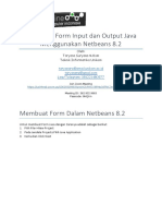 Membuat Form Input Dan Output Java Dengan Netbeans 8-2
