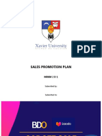 Sales Promotion Plan: MRKM 2 D 1