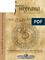Arkanum Myranis - Zauberformeln - V2