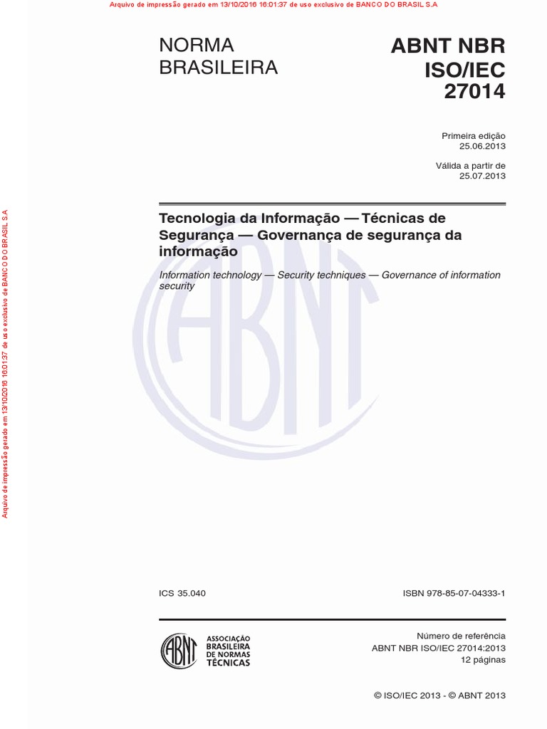 Iso 27014 Pdf | What is ISO 27014 for information security governance ...