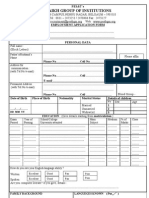 New Employee Application Form