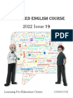 Advanced English Course 2022 Issue 19: Learning Pro Education Center Mmxxii