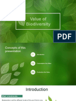Values of Biodiversity