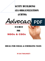 Advocacy Guide For Ngos by Zaa Twalangeti