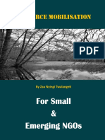 Resource Mobilization Guide For Small & Emerging Ngos by Zaa Twalangeti