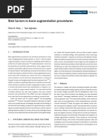 Risk Factors in Bone Augmentation Procedures: Peter K. Moy - Tara Aghaloo