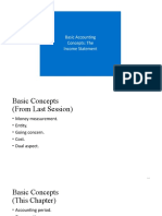 Session - Balance Sheet - Income Statement