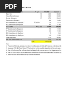 Salary Structure Calculator